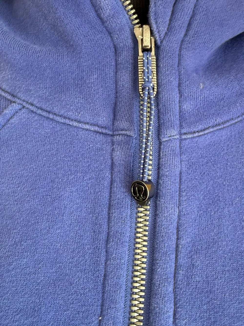 Lululemon Cobalt Blue Scuba Oversized Half-Zip Hoodie W3DM4S Size M/L‎